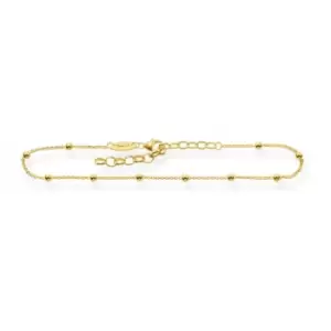 Image of Sterling Silver Gold Coloured Filigree Anklet AK0002-413-39-L27v