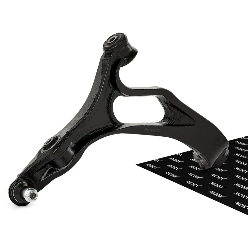 Image of RIDEX 273C0204 Suspension arm Control Arm, Cast Iron, Front Axle, with nut Cast Iron Track Control Arm (273)