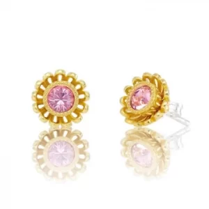 image of Chamilia Daisy Post Stud Earrings with Crystal