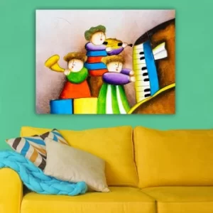 Image of 389892364_70100 Multicolor Decorative Canvas Painting