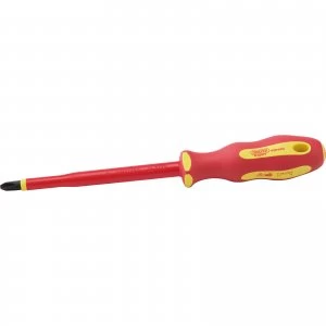 Image of Draper Expert Ergo Plus VDE Insulated Phillips Screwdriver PH3 150mm