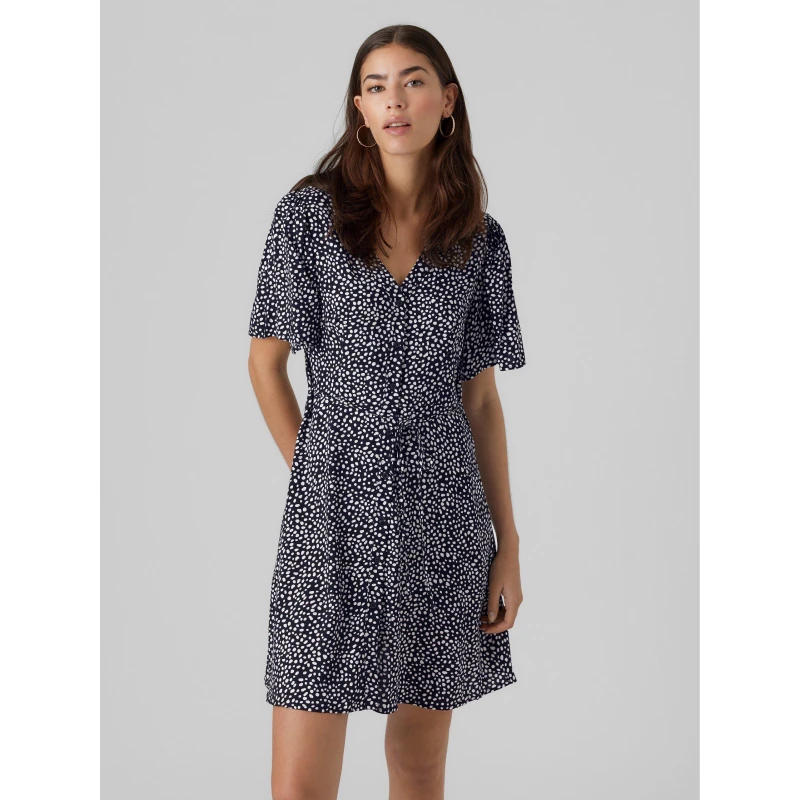 Image of Vero Moda Alba Dress - Blue Blue 8