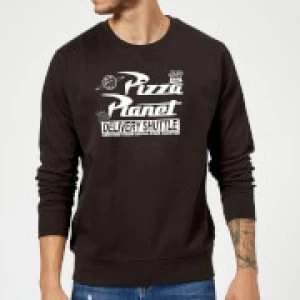 image of Toy Story Pizza Planet Logo Sweatshirt - Black - XL