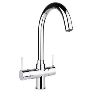 image of InSinkErator 3in1 Chrome finish Filtered Steaming Hot Water Tap