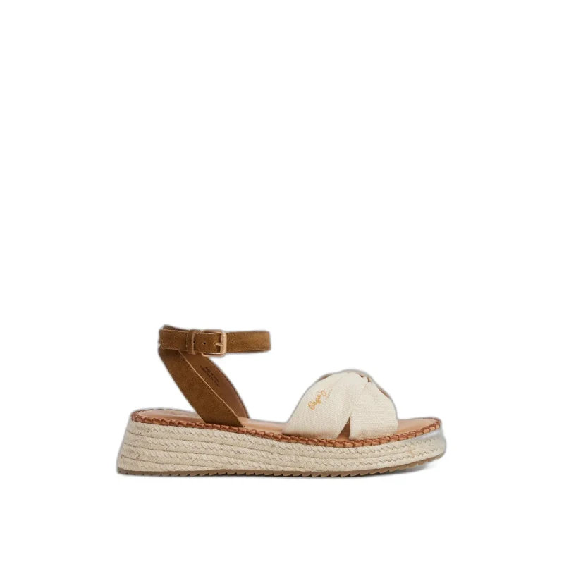 Image of Pepe Jeans Kate Bass Sandals beige Women 38 (5);39 (5.5 to 6)