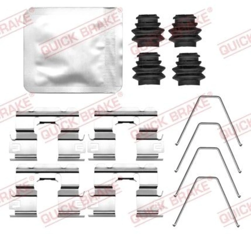 Image of QUICK BRAKE Brake pad fitting kit QUICK BRAKE 109-0137