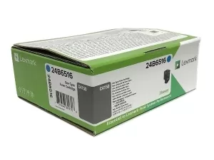 Image of Lexmark 24B6516 Cyan Laser Toner Ink Cartridge