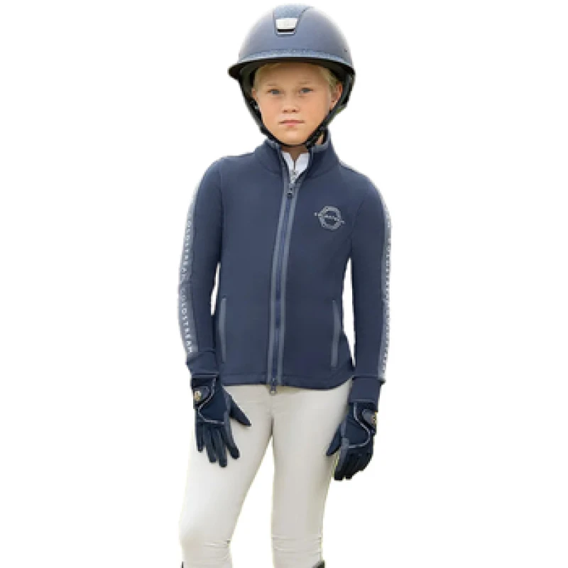 Image of Coldstream Next Generation Stamford Performance Soft Shell Jacket in Navy Size: 11-12 Years Navy Unisex 11-12 Years