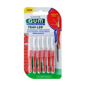 image of Gum Trav-Ler 0.8mm Interdental Brushes 6Pcs