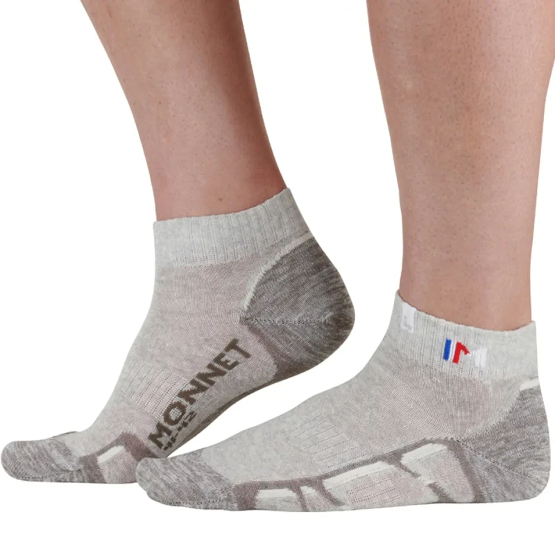 Image of Football Socks Monnet Trek Lin Basse Gris Unisex 35/36