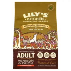 Lily's Kitchen Wild Woodland Walk Venison and Duck Dry Dog Food 1kg