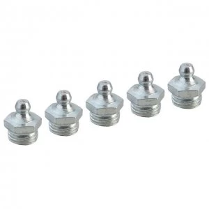 image of Faithfull Grease Nipple Straight 1/4in BSP (Pack 5)