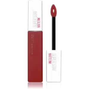 image of Maybelline SuperStay Matte Ink liquid matt lipstick with long-lasting effect shade 335 Hustler 5 ml