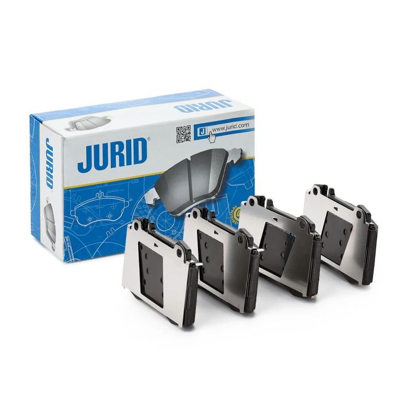 Image of JURID 573092J Brake pad set prepared for wear warning indicator, without accessories Brake Pad Set,disc brake (402)