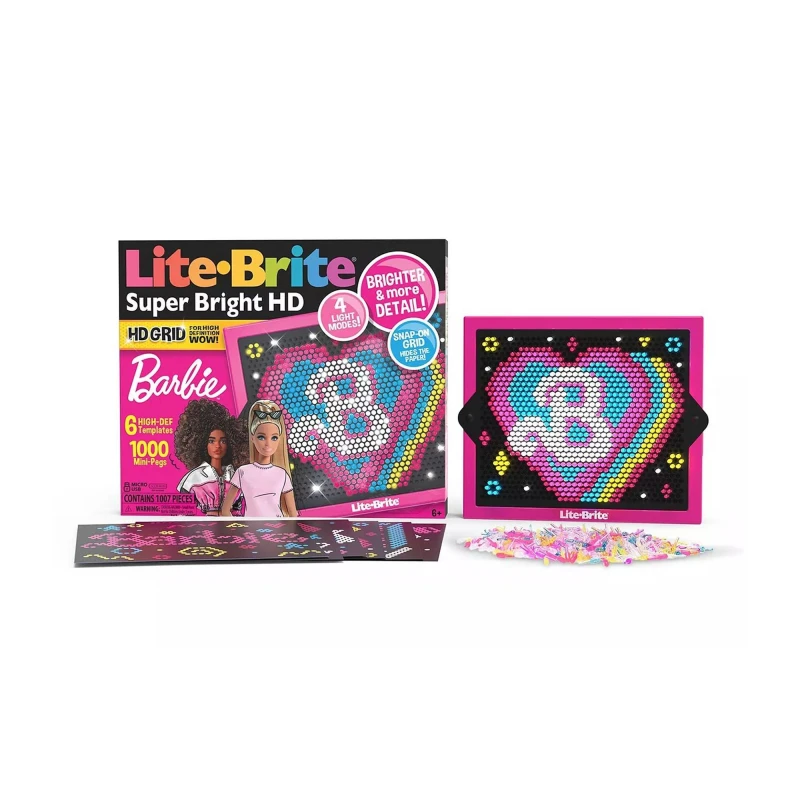 Image of Lite Brite LITE BRITE SUPER Bright BARBIE Merchandise unisex One Size