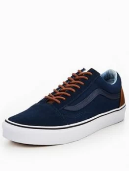 Image of Vans Ua Old Skool BlueTan Size 12 Men