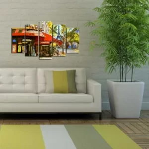 Image of 5ABSMDF-92 Multicolor Decorative MDF Painting (5 Pieces)