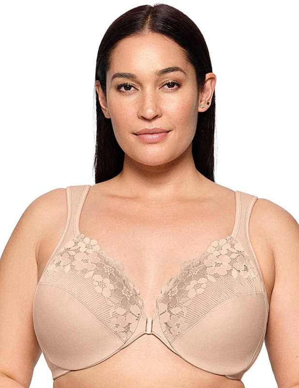 Image of Glamorise Glamorise 1241 Wonder Wire Bra Cafe - Glamorise - Size: 48DD Cafe Female 48DD VK68921