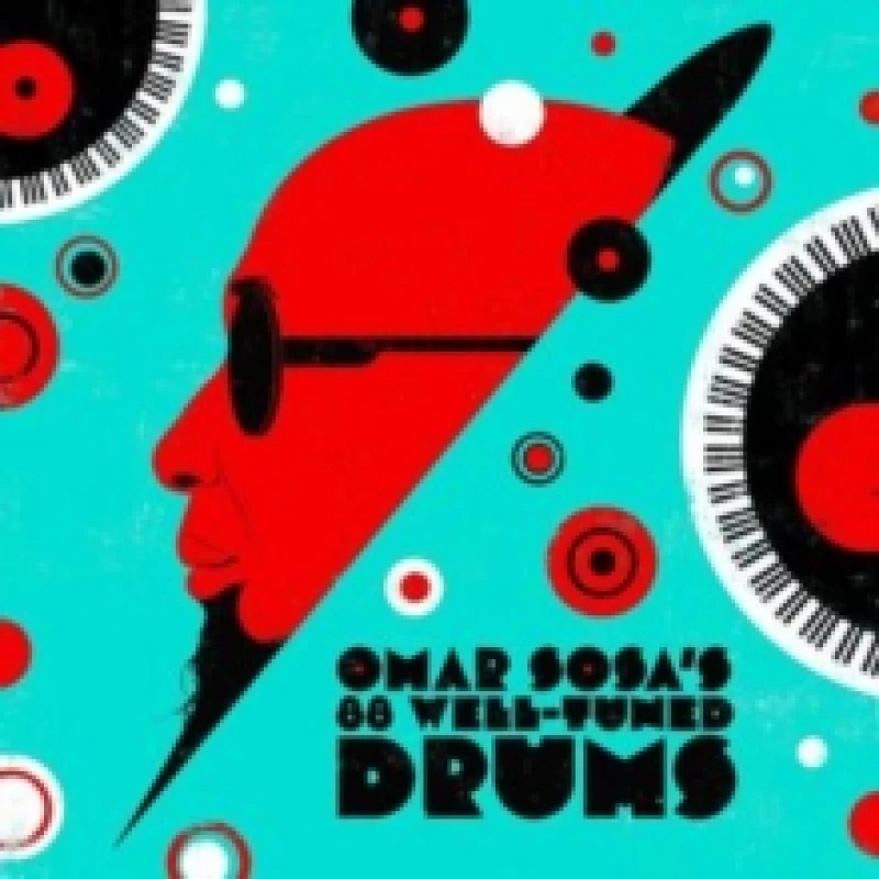 Image of Omar Sosa's 88 well-tuned drums Vinyl