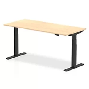 image of Dynamic Right Hand Desk Impulse HAS188BMPE Corner Desk MFC 1400 mm x 800 mm x 730 mm Maple