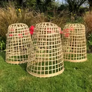 Image of Gardenskill - Bamboo Bell Cloche - Large (pack of 3)