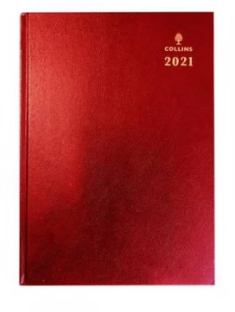 image of Collins 40 A4 Week to View 2021 Diary Red