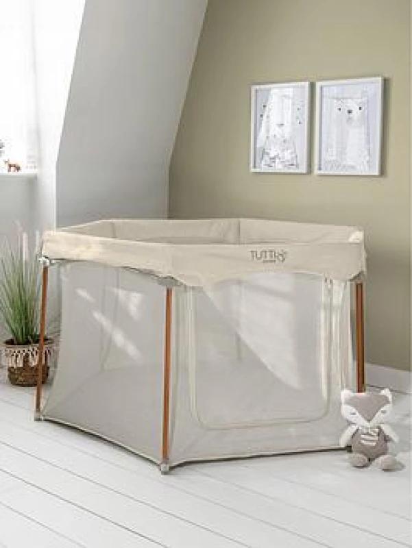 Image of TUTTI BAMBINI Hexa Playpen Ecru, Cream 511800/EC