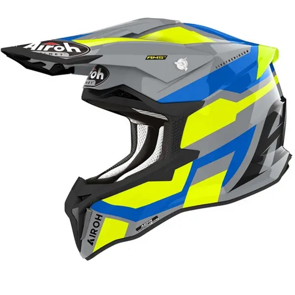 Image of Airoh Strycker Glam Yellow Offroad Helmet Size XL