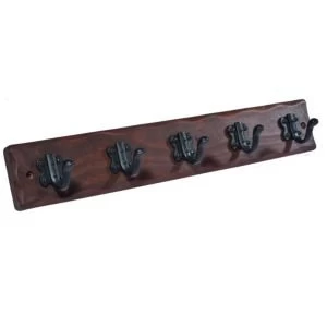 image of BQ Antique effect Pine zinc alloy Hook rail