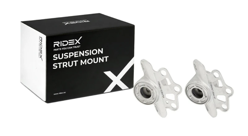 Image of RIDEX 1180S0523 Top strut mount Rear Axle Suspension Strut Support Bearing (1180)