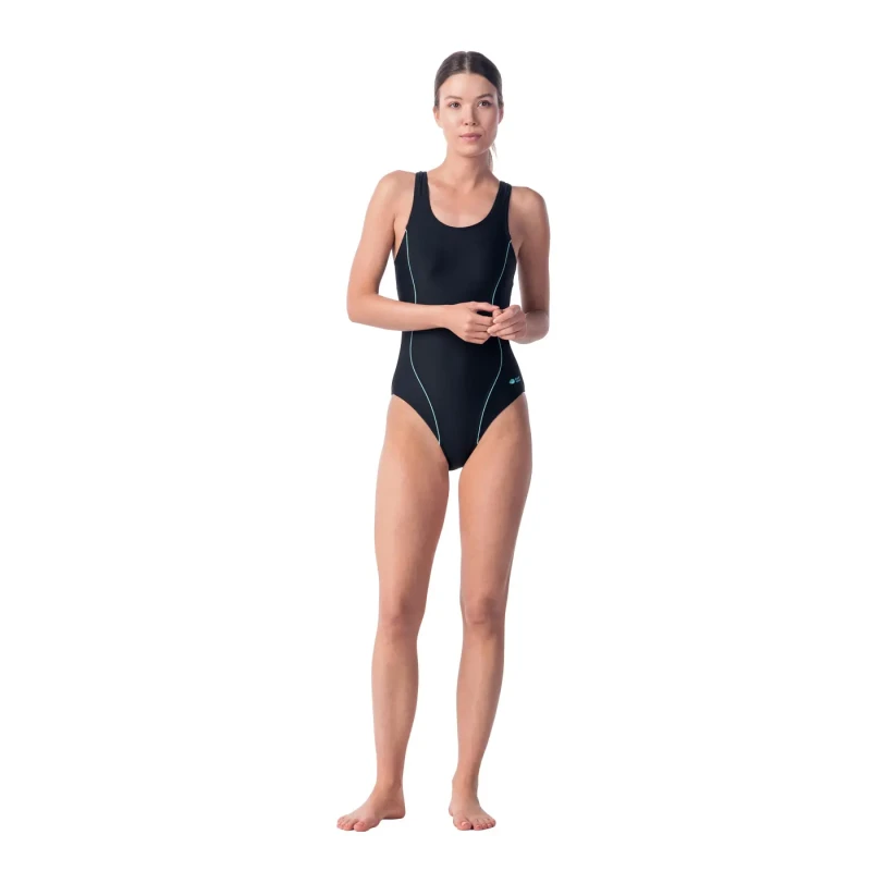 Image of Womens 1 Piece swimsuit Aquawave Abra Noir Female M
