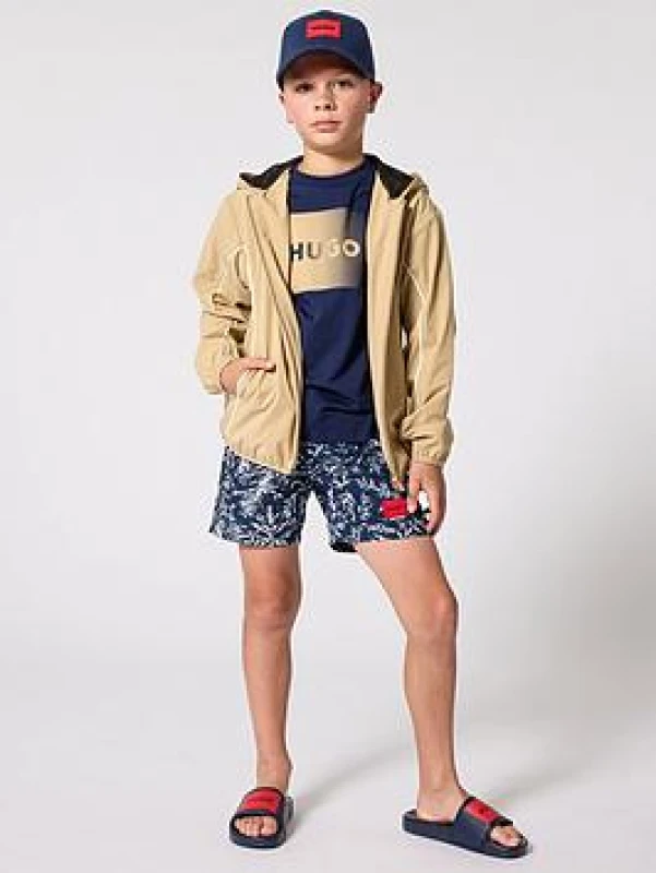Image of Hugo Kids T-Shirt Regular Fit T-Shirts 10Y Blue 59607518195