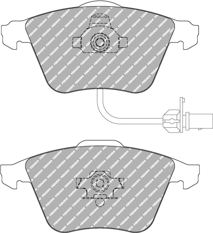 Image of Brake pad set FERODO RACING FDS1629