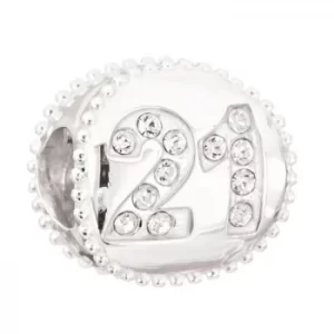 image of Chamilia 21 Miles Sterling Silver Crystal Bead