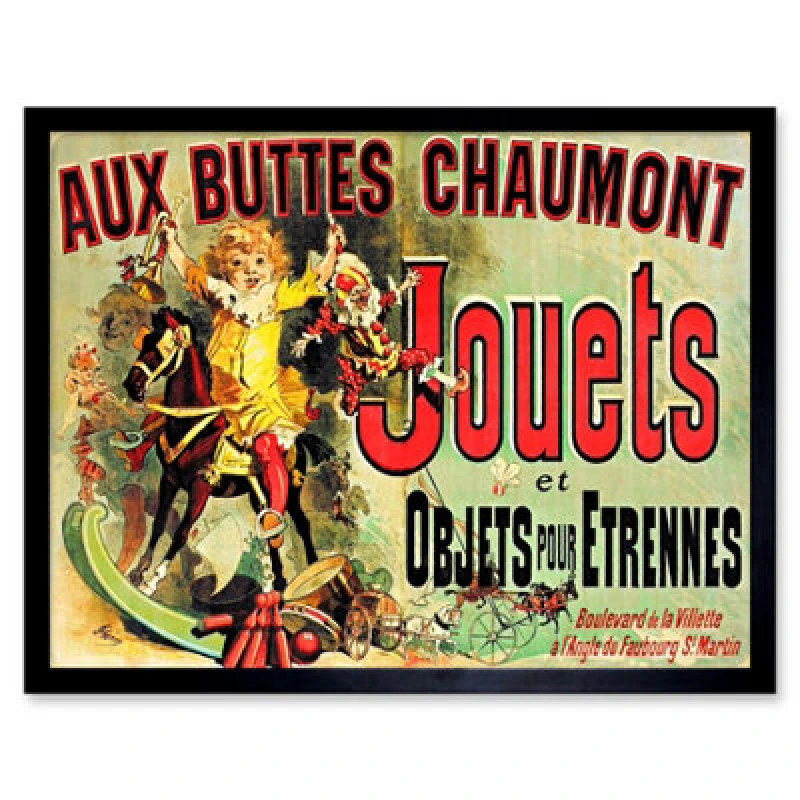 Image of Artery8 Aux Buttes Chaumont Jouets French Monica's Apartment Friends Framed Wall Art Print