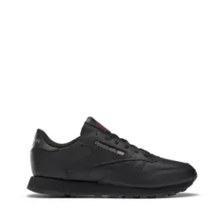 image of Reebok Classics Leather Womens Trainers - Black