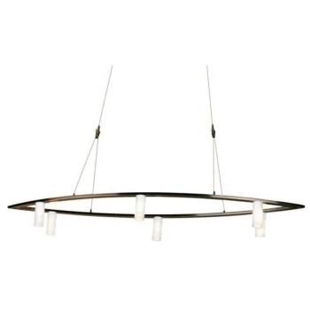 image of Linea Verdace Lighting - Linea Verdace Twinline Cylindrical Pendant Ceiling Light Bronze