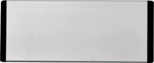 Image of Door System Header Panel Only with Black End Caps & Black Text