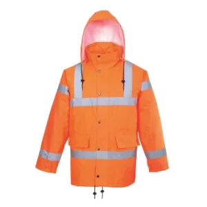 Image of Oxford Weave 300D Class 3 Hi Vis GO/RT Breathable Jacket Orange 2XL