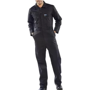 Image of Super Click Workwear Heavy Weight Boilersuit Black 36 Ref PCBSHWBL36