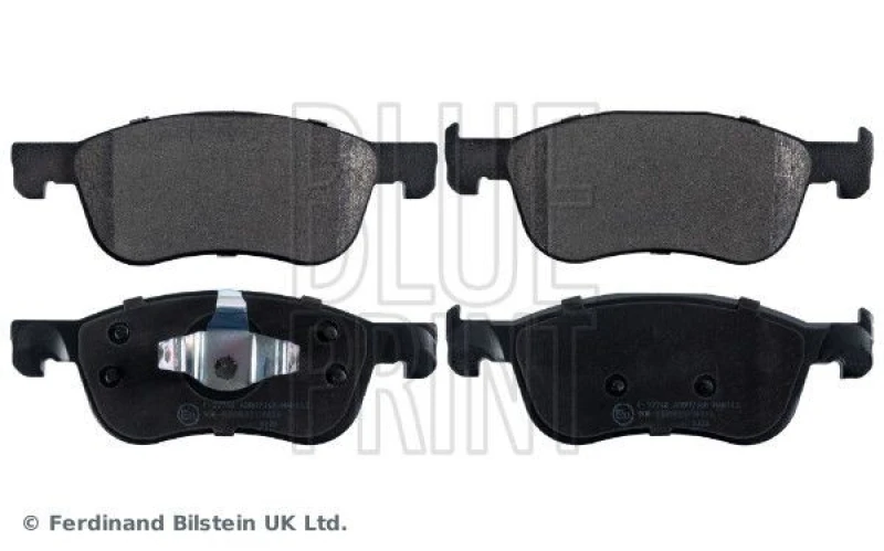 Image of Blue PRINT Brake pad set Blue PRINT ADF124237