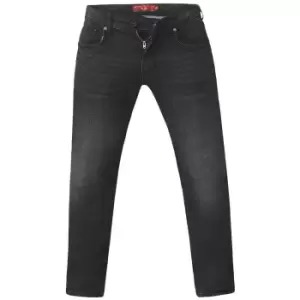 Image of Duke Mens Benson Stretch Tapered Jeans (32XL) (Grey)