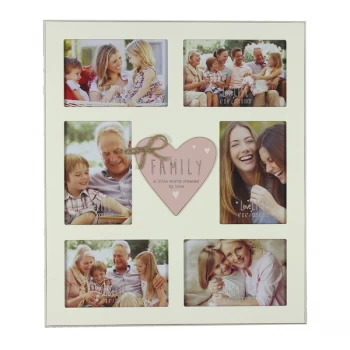 image of 4" x 6" - Love Life Family Collage Frame