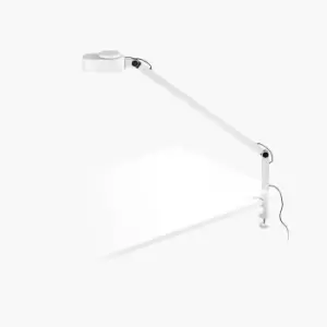 Inviting White Clip Lamp