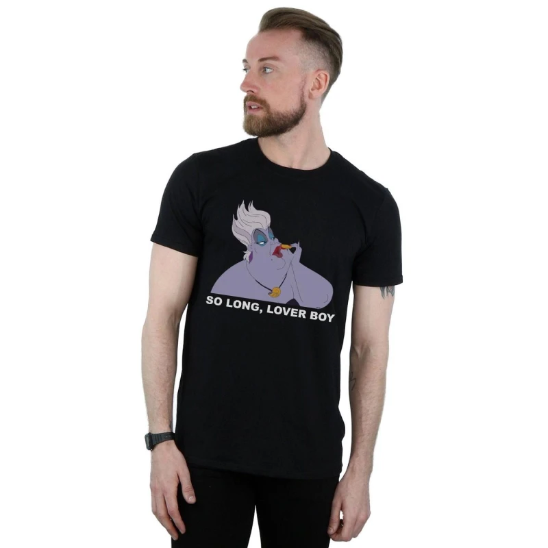 Image of Disney Men The Little Mermaid Ursula So Long T-Shirt in Black Size: Small Black S Male 5059114040346