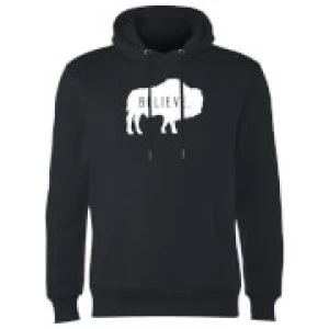 image of American Gods Believe Buffalo Hoodie - Black