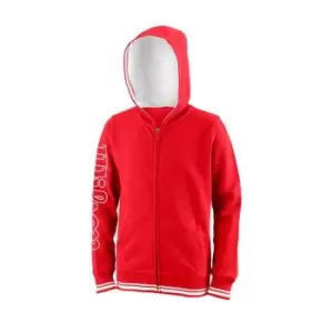 Wilson Team Zip Hoodie Juniors - Red