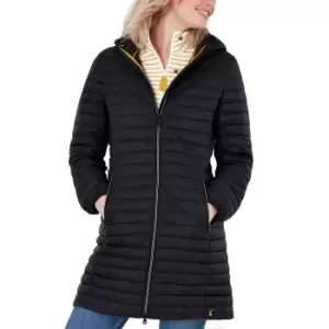 Image of Joules Womens Snug Long Packable Showerproof Hooded Coat UK 16- Bust 42', (106cm)