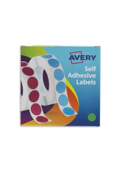 image of Avery 24-507 Green Coloured Labels in Dispensers Pack 1120