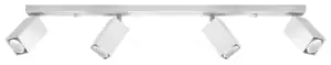 Image of Merida 4 Light Spotlight Bar White, GU10